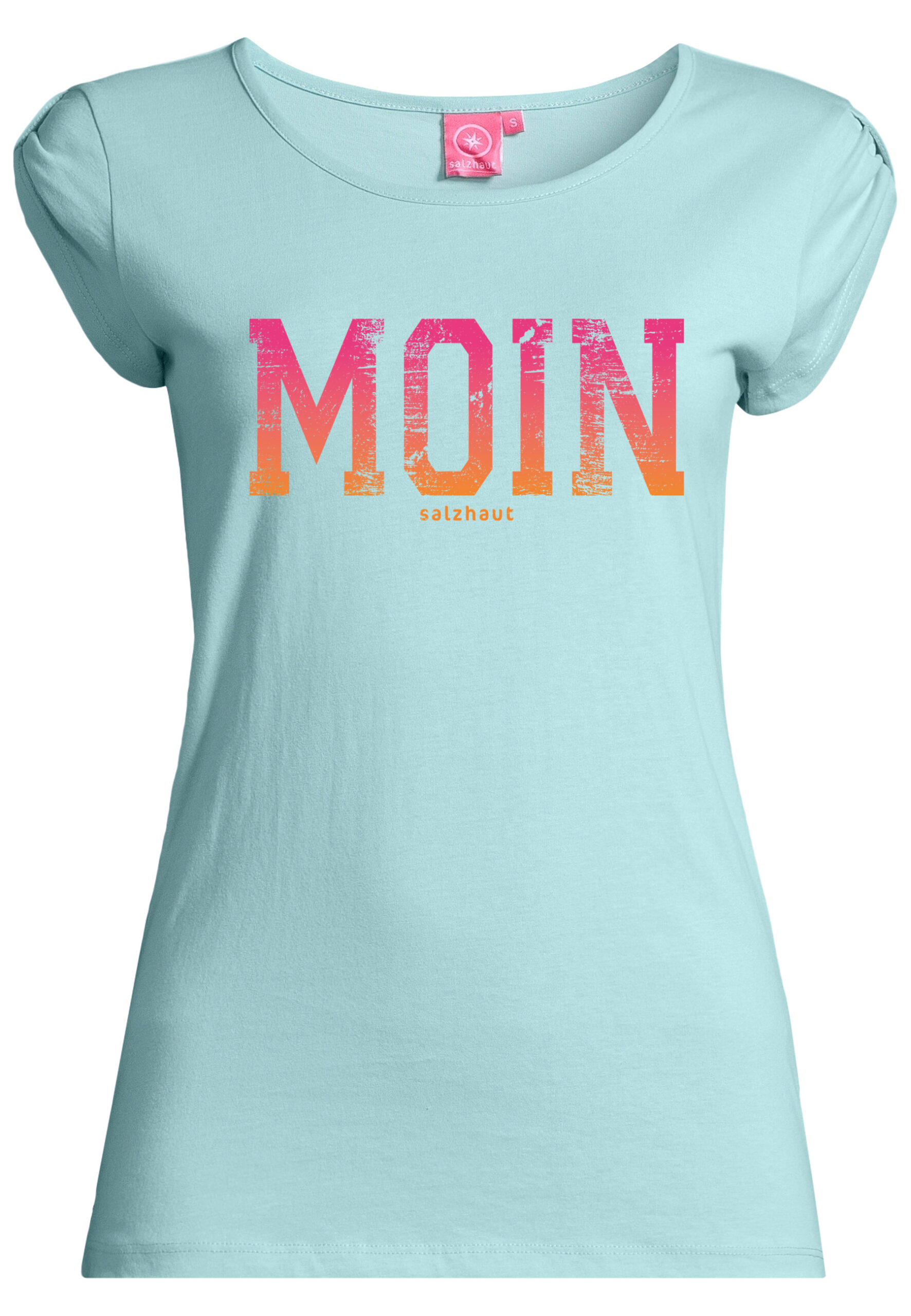 BIIKE - Moin Verlauf Aqua-Neon Orange-Neon Pink Frontalansicht ohne Model