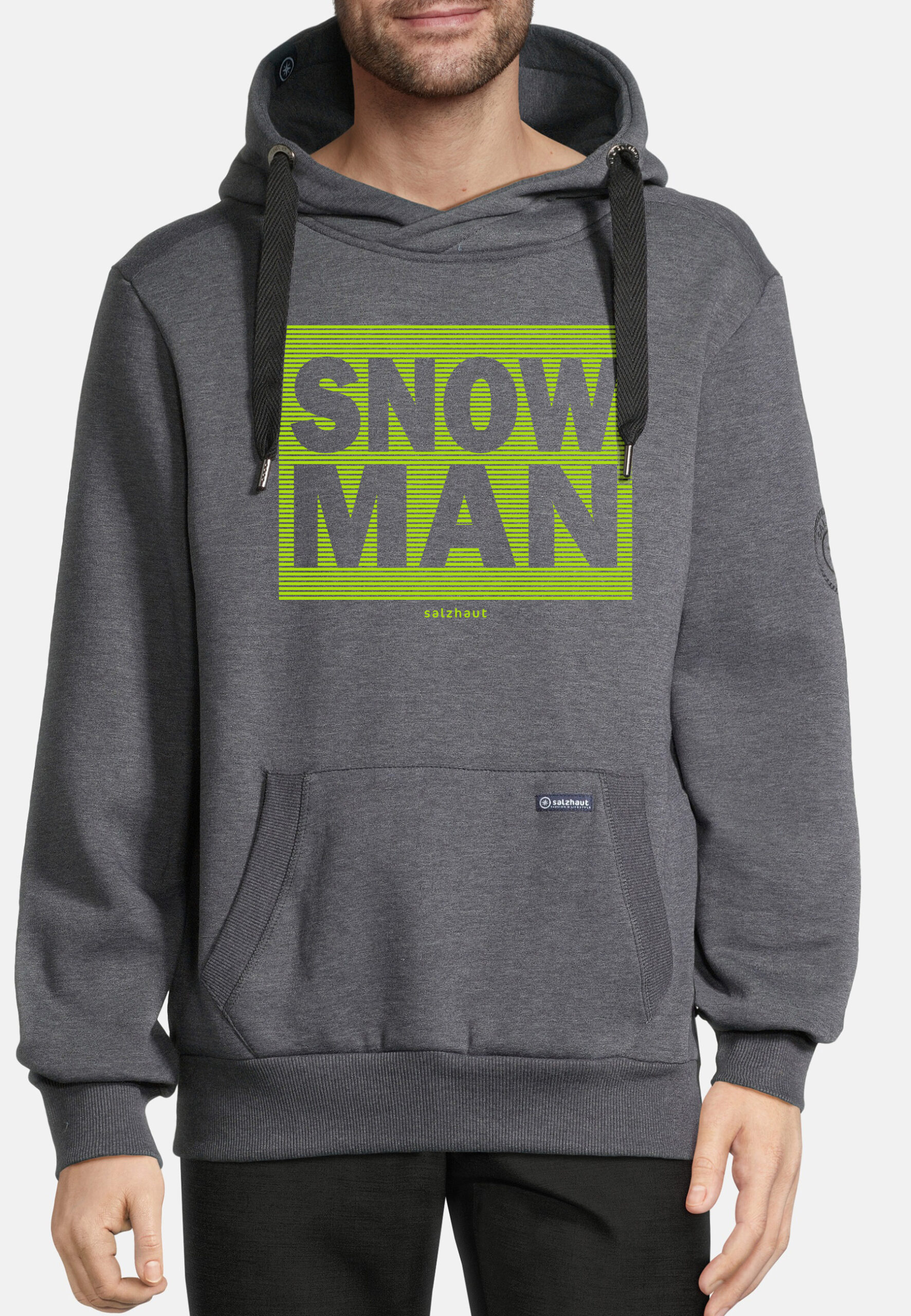 HEFF - SNOWMAN Anthra-Lime Green Nahaufnahme mit Model