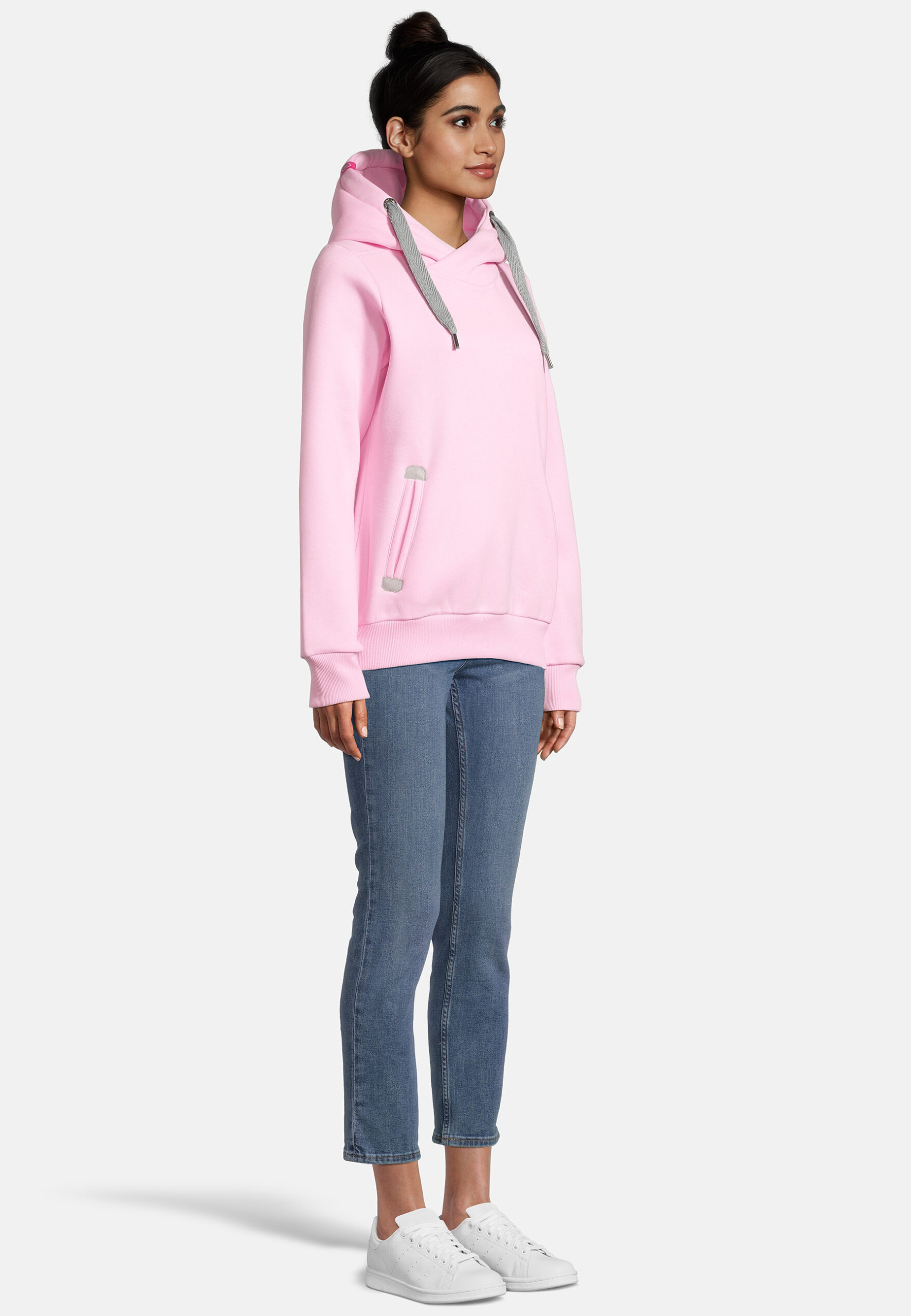 Sünn - Hoodie Rosé Seitenansicht mit Model